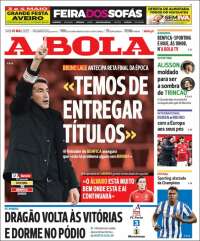Portada de A Bola (Portugal)