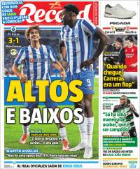 Portada de Record (Portugal)