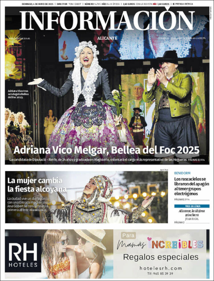 Portada de Diario Información (España)
