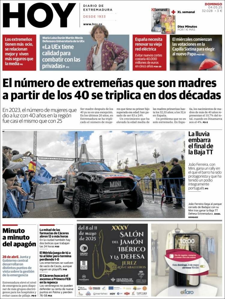 Portada de Hoy - Caceres (España)