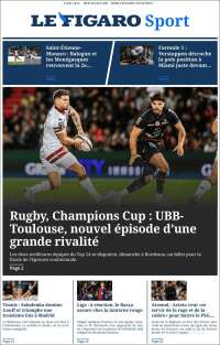 Portada de Le Figaro Sport (Francia)