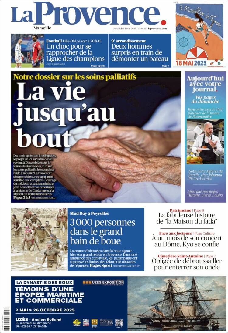 Portada de La Provence (Francia)