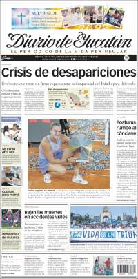 Portada de Diario de Yucatán (México)