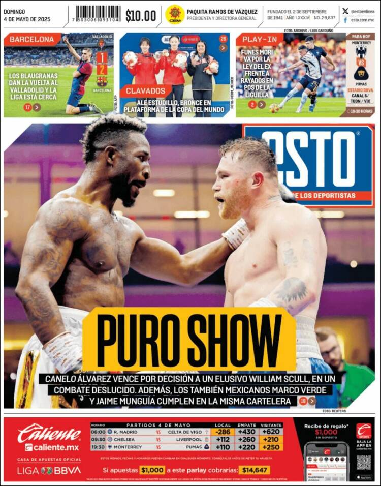 Portada de Esto (México)