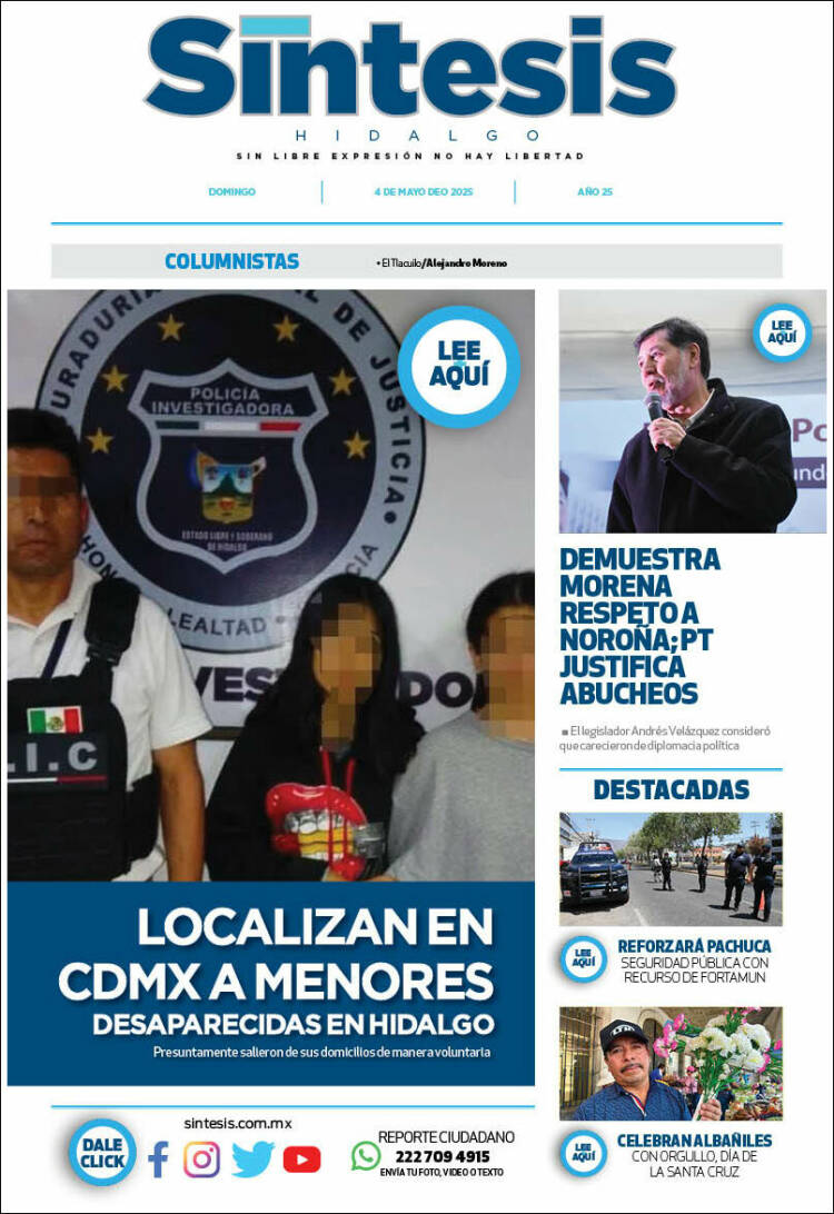 Portada de Sistesis - Hidalgo (México)
