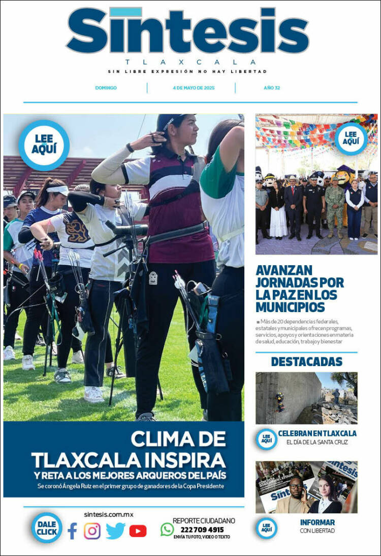 Portada de Síntesis de Tlaxcala (México)