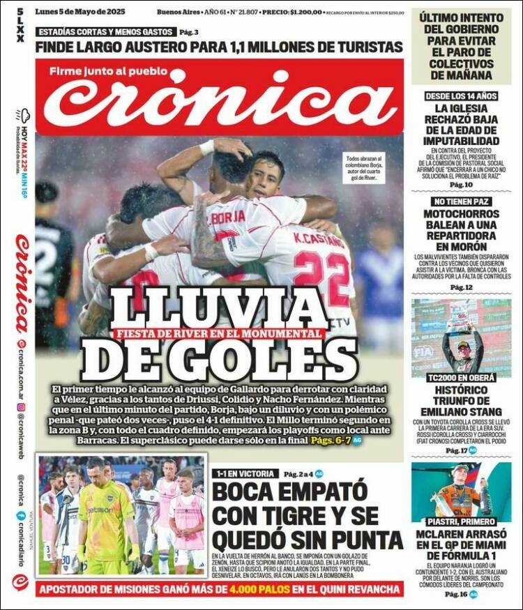 Portada de La Voz del Chaco (Argentina)