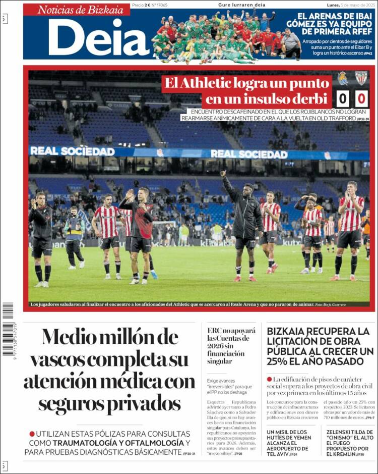 Portada de Deia (España)
