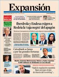 Portada de Expansión (España)