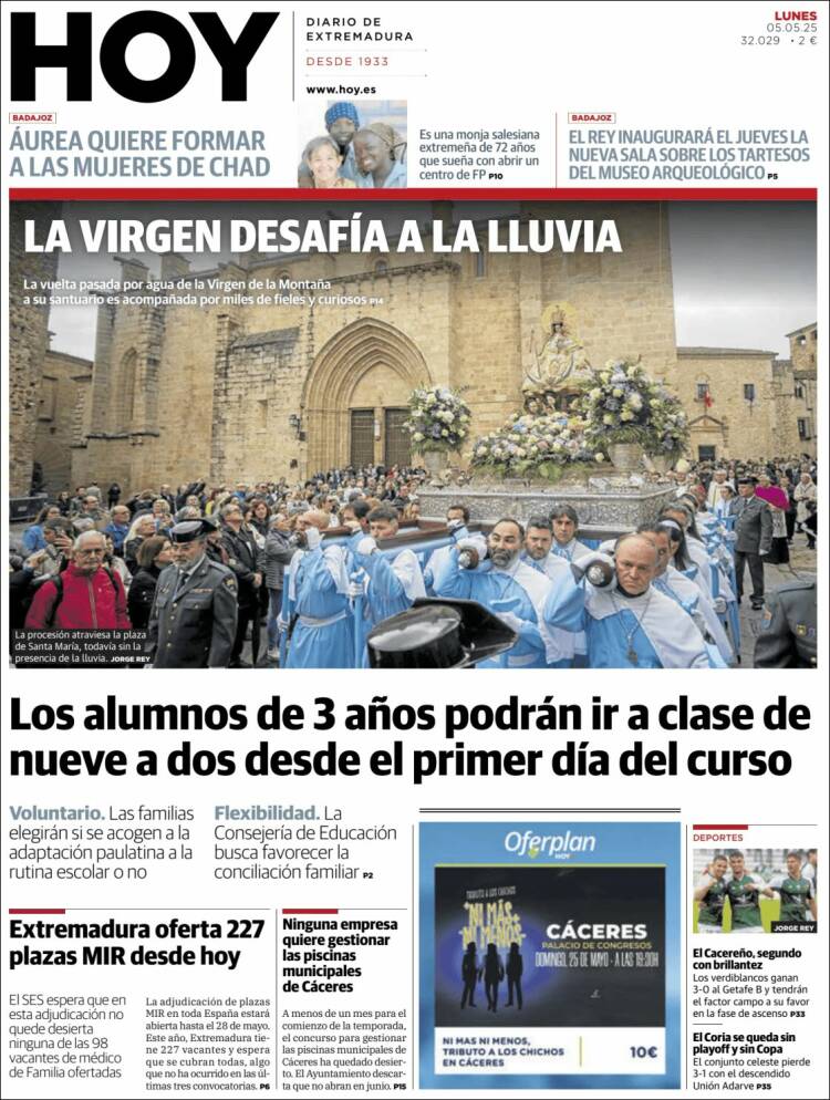 Portada de Hoy - Caceres (España)