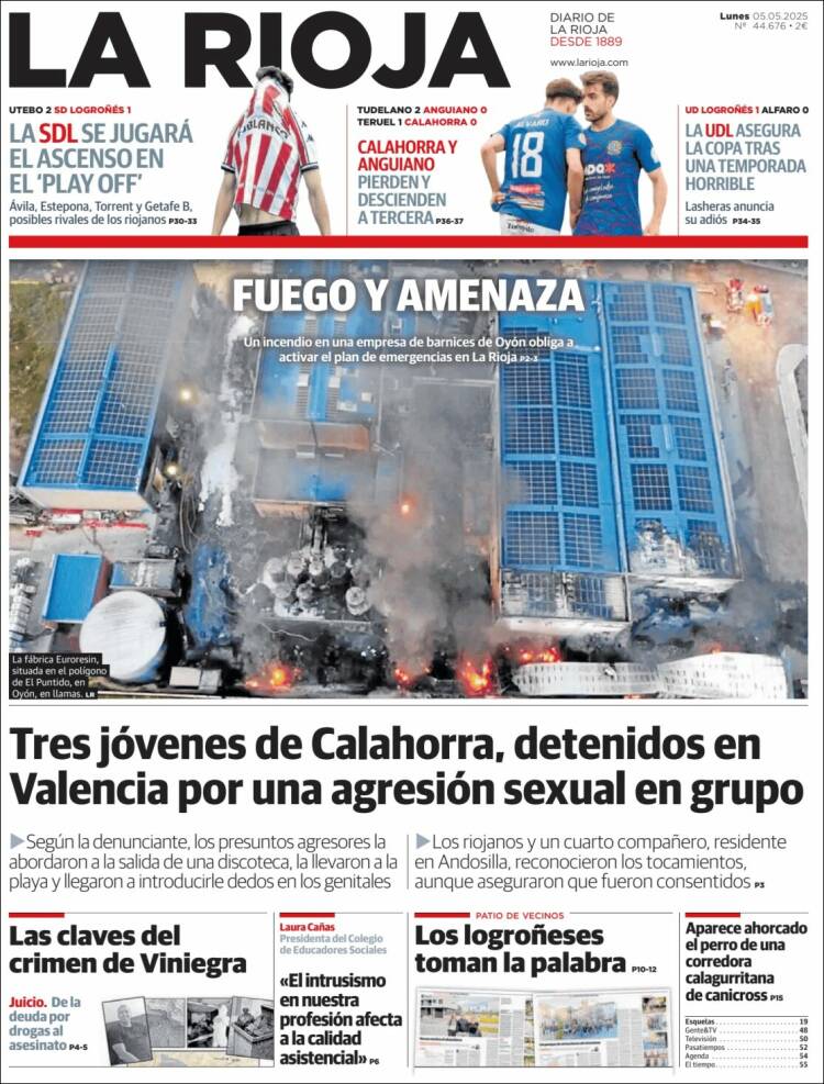 Portada de La Rioja (España)