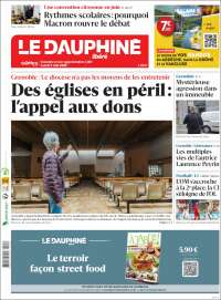 Portada de Le Dauphiné Libéré (Francia)