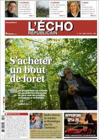Portada de L'Echo Républicain (Francia)