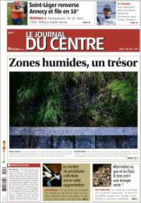 Portada de Le Journal du Centre (Francia)