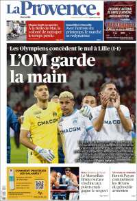 Portada de La Provence (Francia)