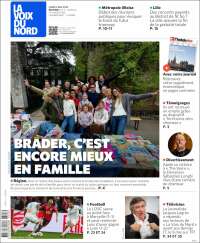 Portada de La Voix du Nord (Francia)