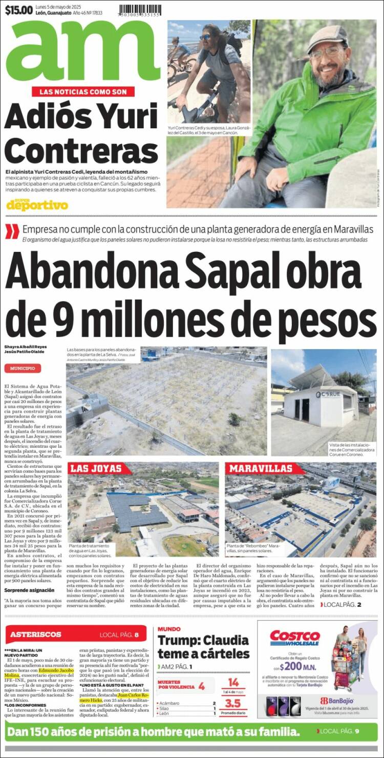 Portada de Al Día A.M. (México)