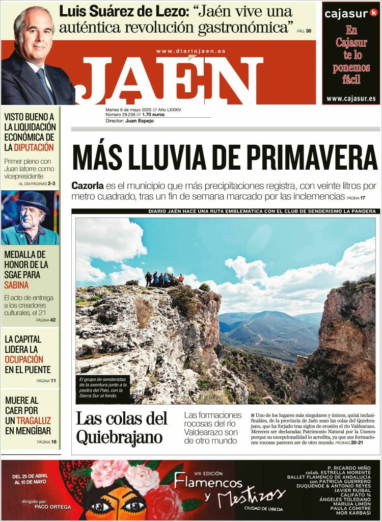 Portada de Diario Jaén (España)