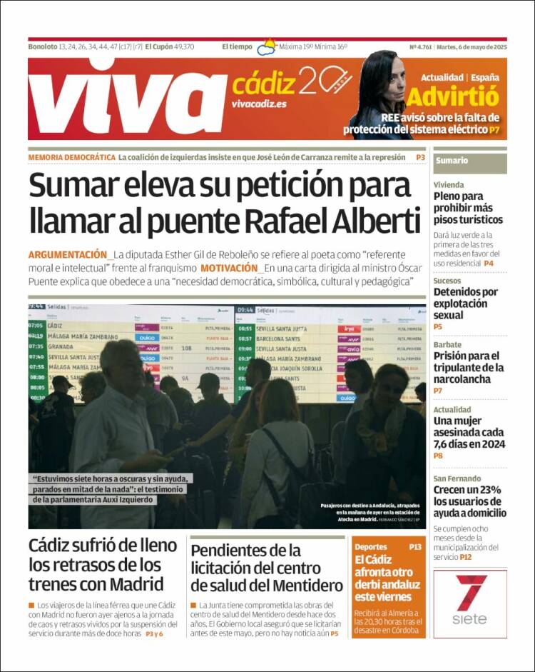 Portada de Información - Cadiz (España)