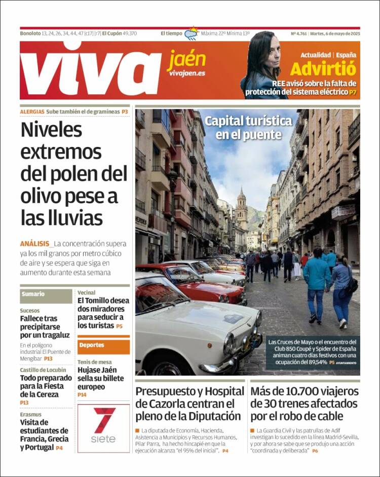 Portada de Viva Jaén (España)