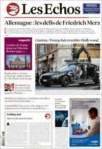 Portada de Les Echos (Francia)