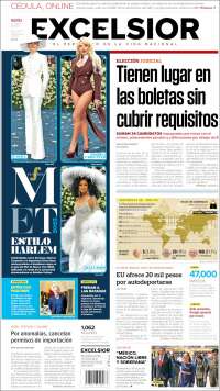 Portada de Excelsior (México)