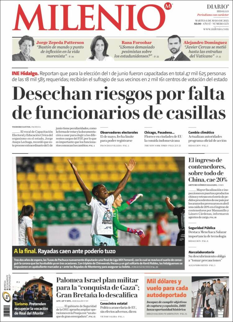 Portada de Milenio de Hidalgo (México)