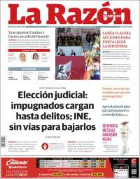 Portada de La Razón (México)