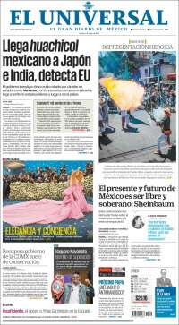 Portada de El Universal (México)