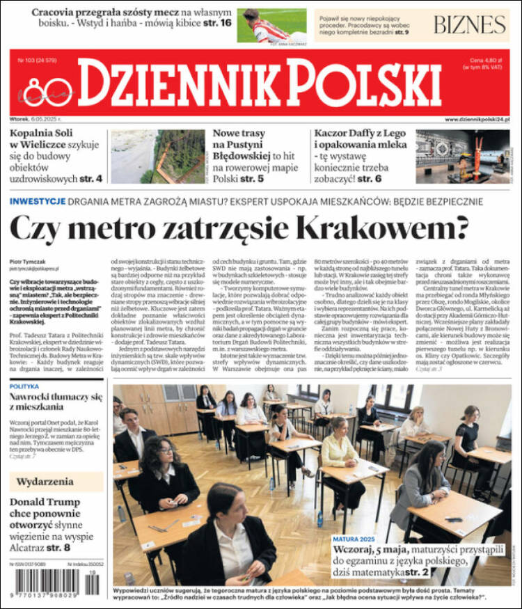Portada de Dziennik (Poland)