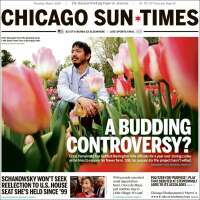 Portada de Chicago Sun-Times (USA)