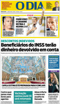 Portada de O Dia (Brasil)