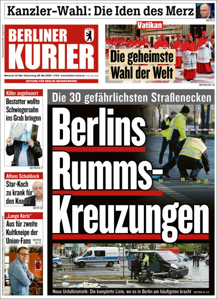Portada de Berliner Kurier - Startseite BK (Alemania)