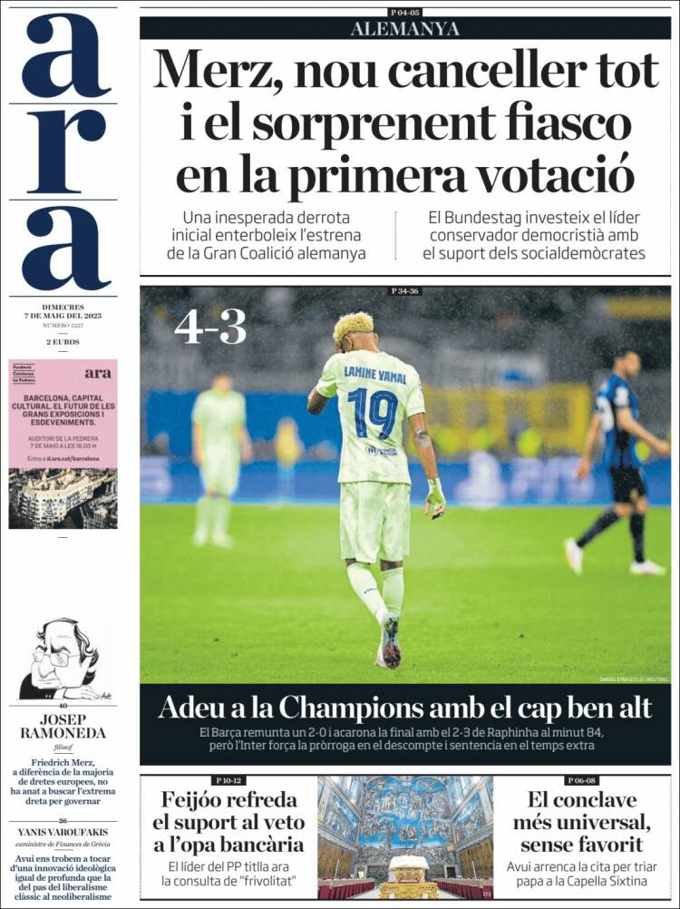 Portada de Ara (España)