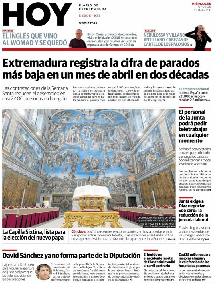 Portada de Hoy - Caceres (España)