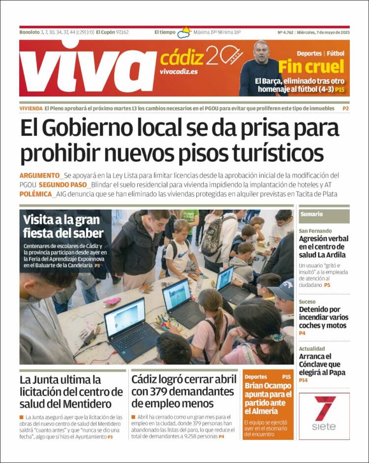 Portada de Información - Cadiz (España)