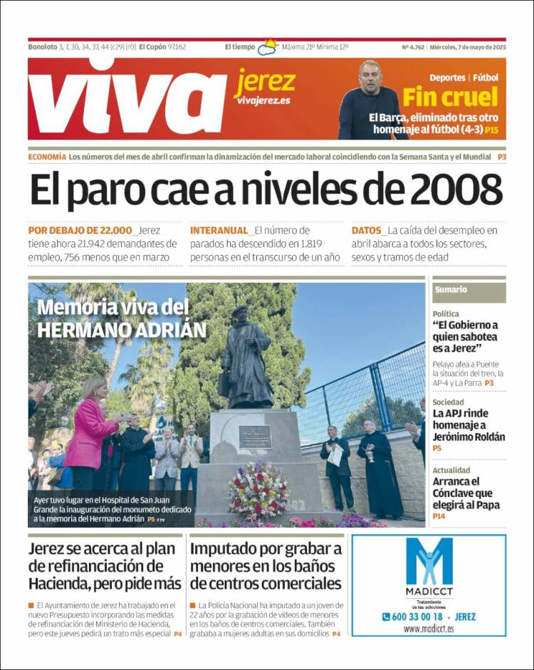 Portada de Información - Jerez (España)