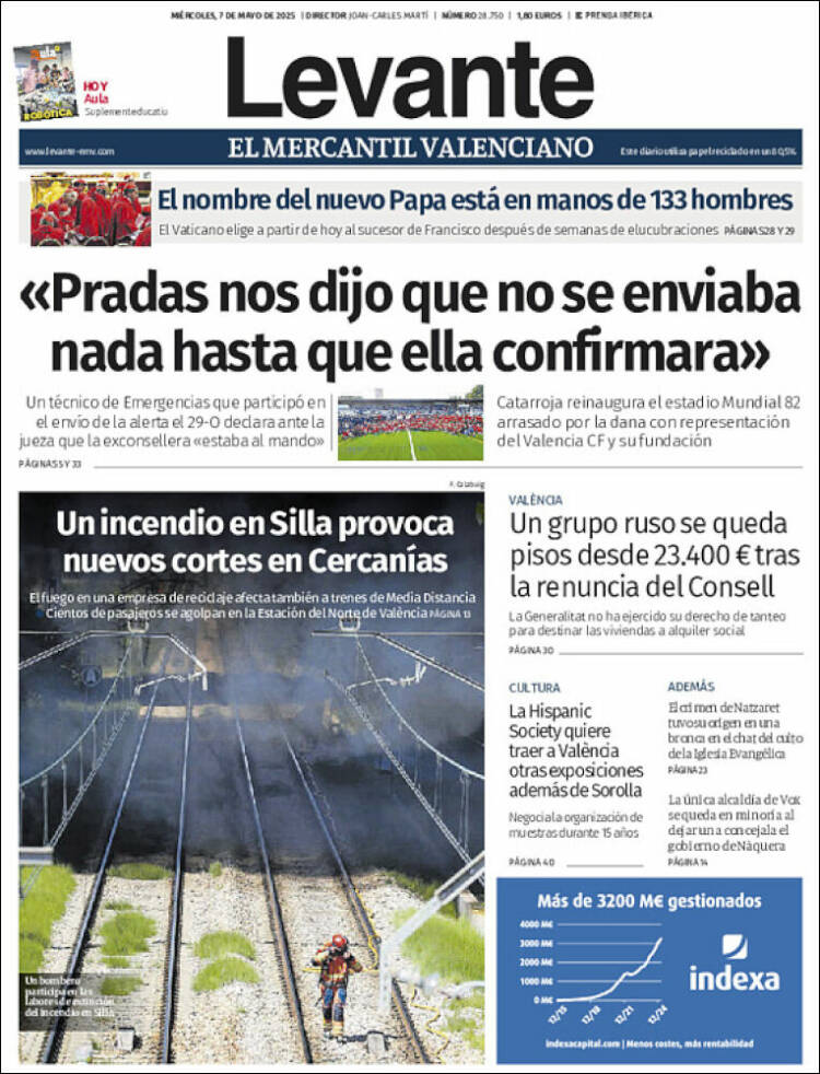 Portada de Levante (España)
