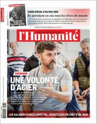 Portada de l'Humanite (France)
