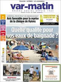Portada de Var-Matin (France)