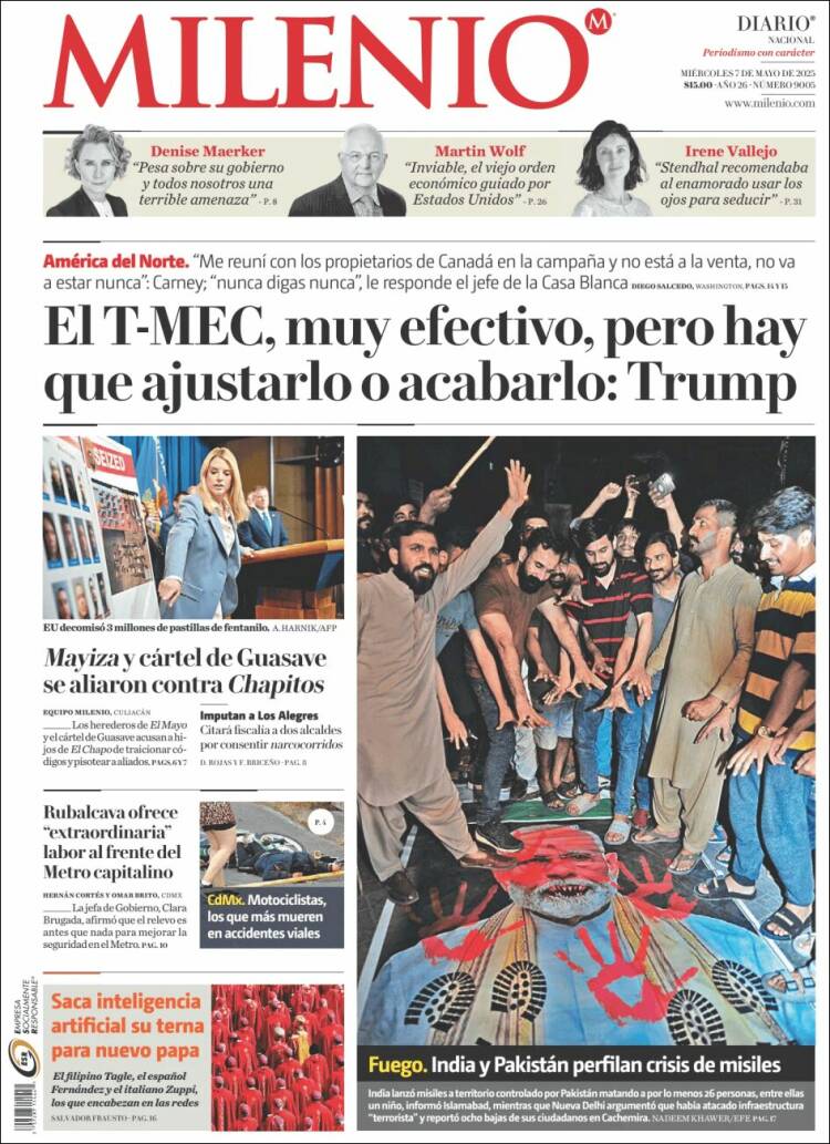 Portada de Milenio (Mexico)