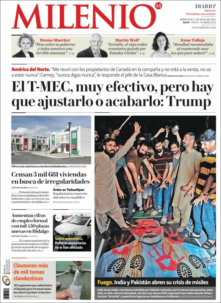 Portada de Milenio de Hidalgo (México)