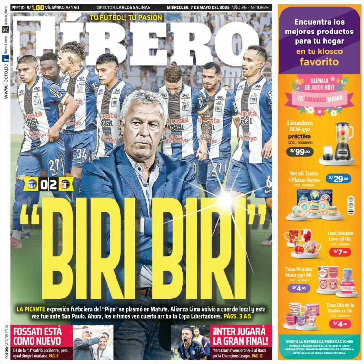 Portada de Líbero (Per&uacute;)