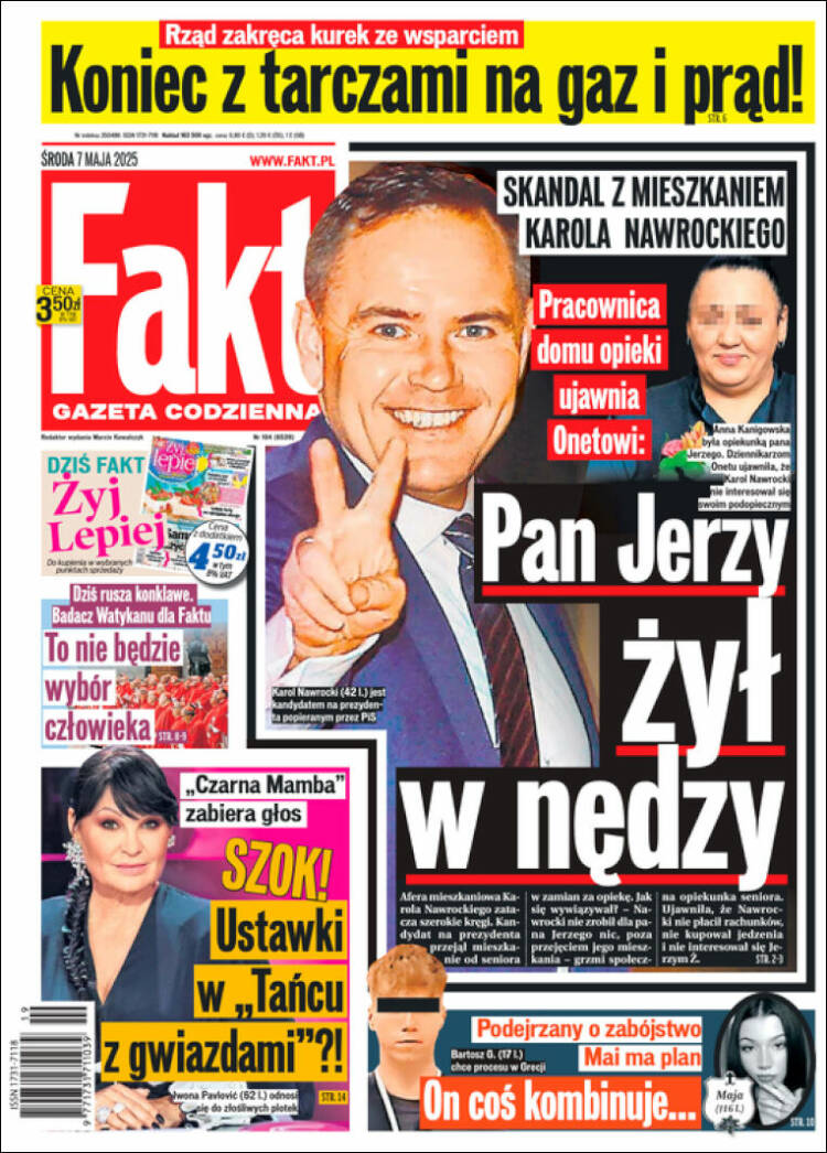 Portada de Fakt (Polonia)