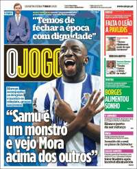 Portada de O Jogo (Portugal)