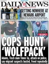 Portada de Daily News - New York (USA)
