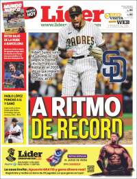 Portada de Lider en deportes (Venezuela)