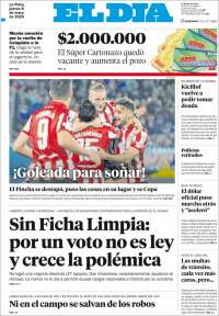 Portada de El Día de la Plata (Argentina)