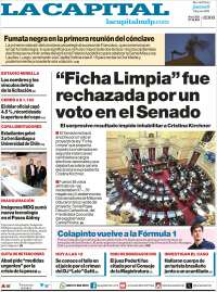 Portada de Diario La Capital - Mar del Plata (Argentina)