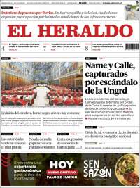 Portada de El Heraldo (Colombia)